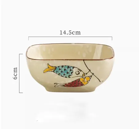 Bowl de Cerámica Animado Pez Koinobori 14,5*6cm