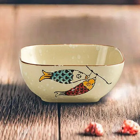 Bowl de Cerámica Animado Pez Koinobori 14,5*6cm