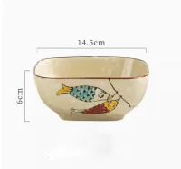 Bowl de Cerámica Animado Pez Koinobori 14,5*6cm