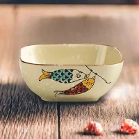 Bowl de Cerámica Animado Pez Koinobori 14,5*6cm