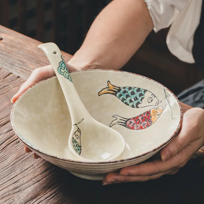 Bowl de Cerámica Animado Pez Koinobori 20,3*8,5cm