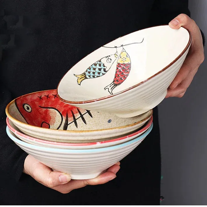Bowl de Cerámica Animado Pez Koinobori 20,3*8,5cm