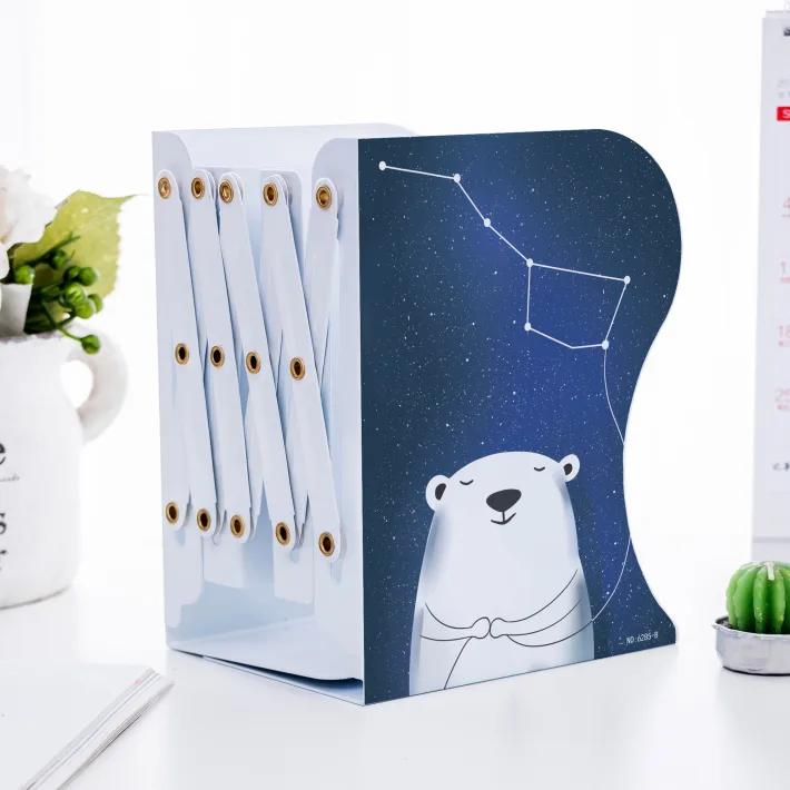 Estante Organizador Retráctil para Libros/Carpetas Bear Love