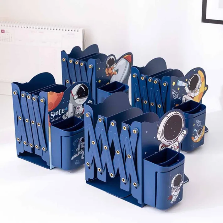 MQ-6888-A - Estante Retráctil para Libros/Carpetas + Portalapices Space