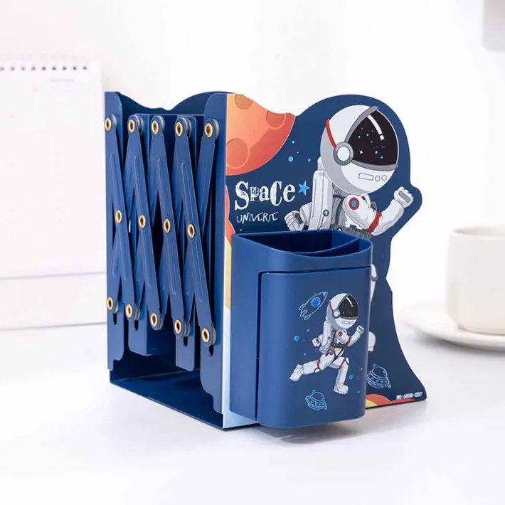 MQ-6888-A - Estante Retráctil para Libros/Carpetas + Portalapices Space