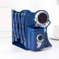 MQ-6888-A - Estante Retráctil para Libros/Carpetas + Portalapices Space