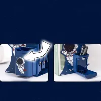 MQ-6888-A - Estante Retráctil para Libros/Carpetas + Portalapices Space
