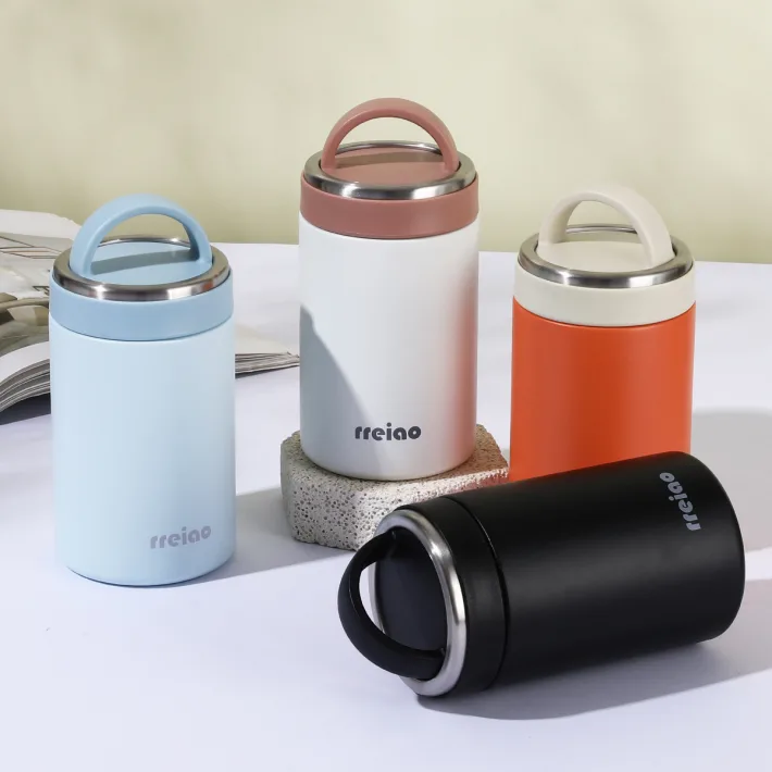 MT-8948 - Vaso con Tapa Térmico de Acero Inoxidable Reiao