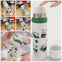 MXS-2313 - Termo de Acero Inoxidable Panda Family - 500ml