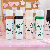 MXS-2313 - Termo de Acero Inoxidable Panda Family - 500ml