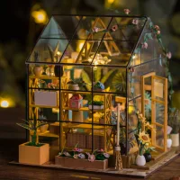 PC2306 - DIY Sunshine Flower House + Luces 20*18*19cm