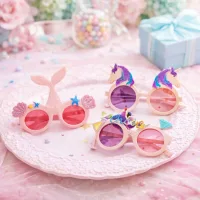 Lentes Para Fiestas - Love Pink Unicornio