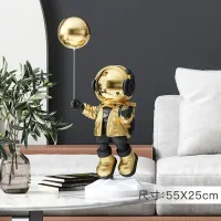 RZ2125-D - Mr. Astronauta Space Tour Gold Decorativo