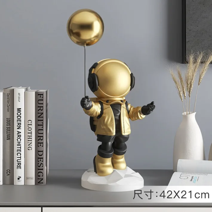 RZ3014-D - Mr. Astronauta Space Tour Gold Decorativo