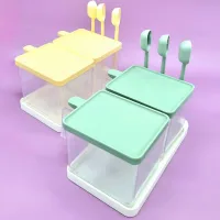 S0369 - Set de Especiero de 2 con Cucharitas