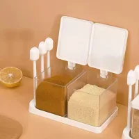S0369 - Set de Especiero de 2 con Cucharitas