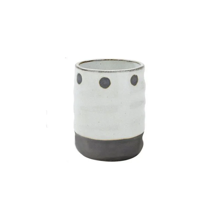 Vaso de Cerámica Oriental Grey Circle 200ml 8.5*6.5cm