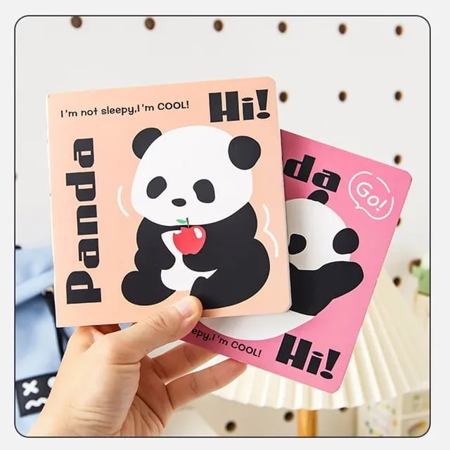 Cuaderno Hi Panda con Marcapáginas + Stickers 14.5*14.5cm