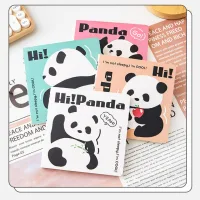 Cuaderno Hi Panda con Marcapáginas + Stickers 14.5*14.5cm