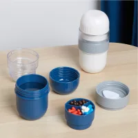 SM6732 - Organizador Triturador de Medicamentos 3 en 1