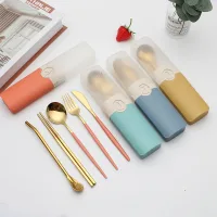 ST10181 - Set de Cubiertos Acero Inoxidable Friends - 4 pzas