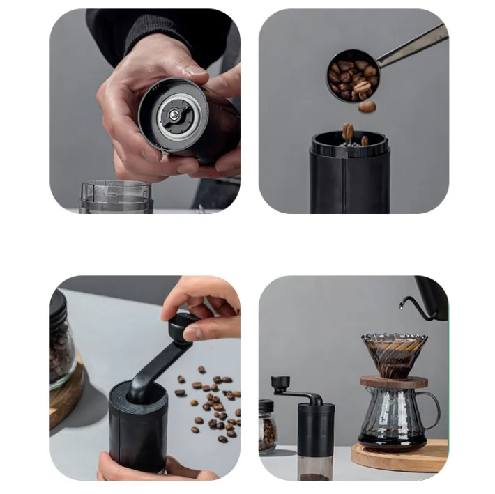 Molinillo de Café Manual con Cepillo