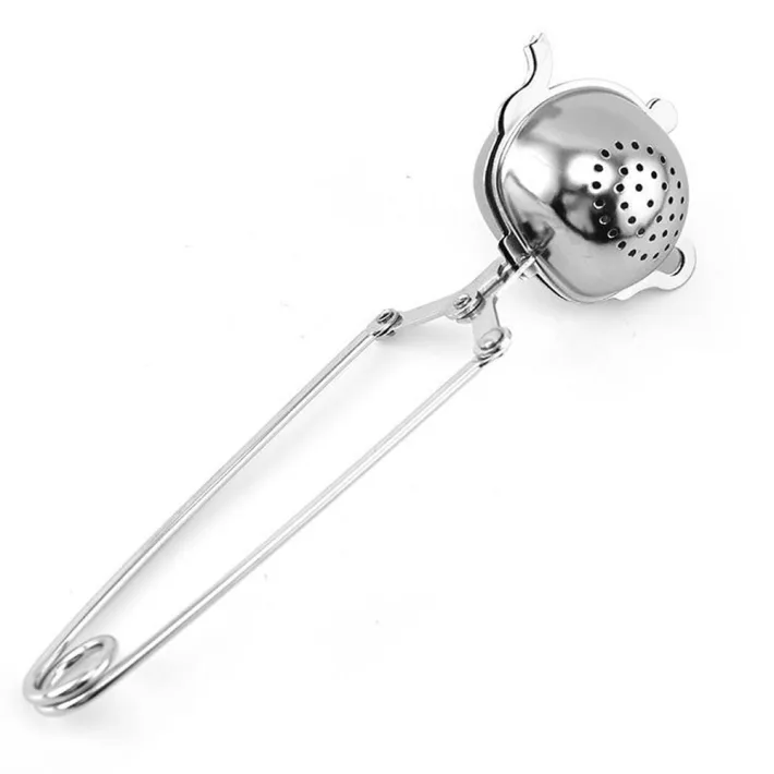 Filtro/Infusor de Té en Hebras de Acero Inox Diseño Arbolito - Dorado