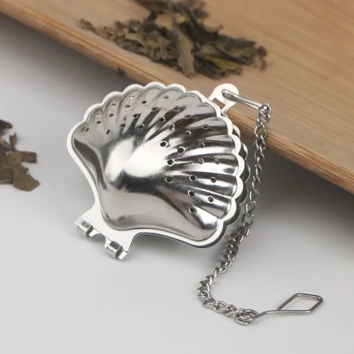 Filtro/Infusor de Té en Hebras de Acero Inox Diseño Arbolito - Dorado