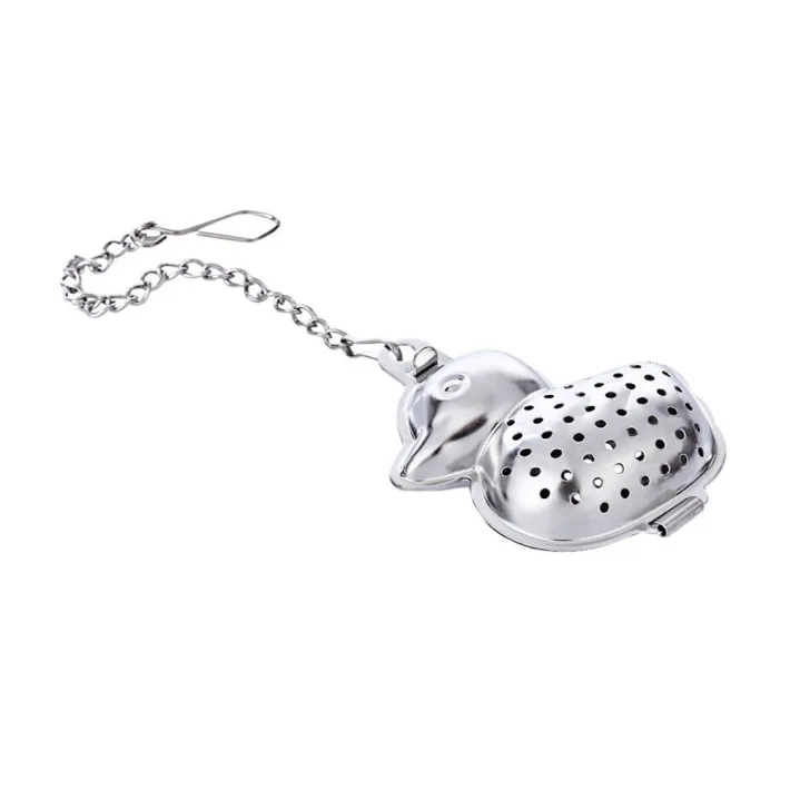 Filtro/Infusor de Té en Hebras de Acero Inox Diseño Arbolito - Dorado