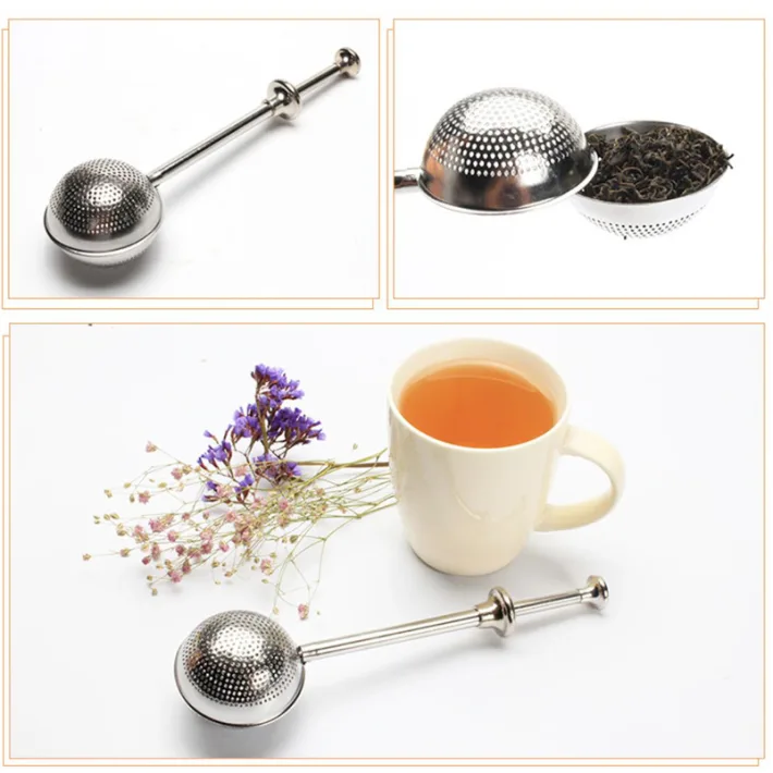 Filtro/Infusor de Té en Hebras de Acero Inox Diseño Arbolito - Dorado