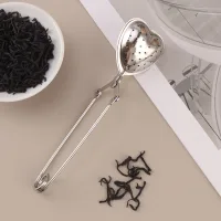 Filtro/Infusor de Té en Hebras de Acero Inox Diseño Arbolito - Dorado
