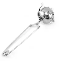 Filtro/Infusor de Té en Hebras de Acero Inox Diseño Arbolito - Dorado