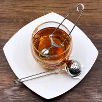 Filtro/Infusor de Té en Hebras de Acero Inox Diseño Arbolito - Dorado