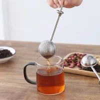Filtro/Infusor de Té en Hebras de Acero Inox Diseño Arbolito - Dorado