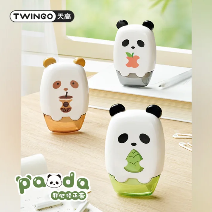 TG-B1664 - Twingo Corrector en Cinta Panda Bubble Tea 5MM x 12M