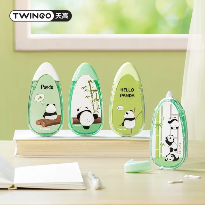 TG-B8306 - Twingo Corrector en Cinta Cute Panda Forma de Gota 5MM x 15M