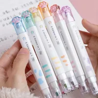 TG1061 - Set de 6 Resaltadores Cat Paw 2 colores en 1