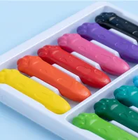 TG109 - Set x12 Crayones de Colores Garrita de Gatito