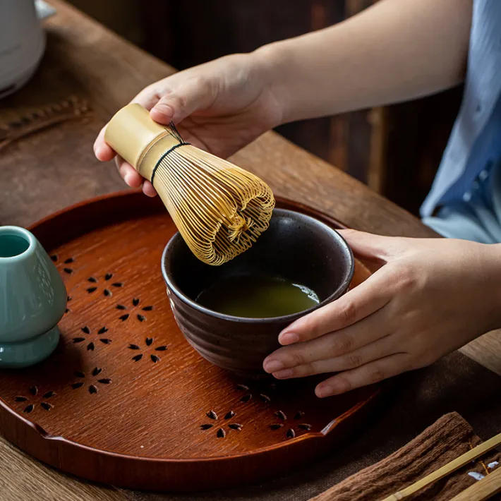  Batidor De Bamboo Para Té Matcha