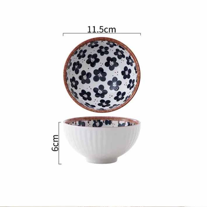 TWW001-45-C - Bowl Medium de Cerámica Vintage Flor de Cerezo