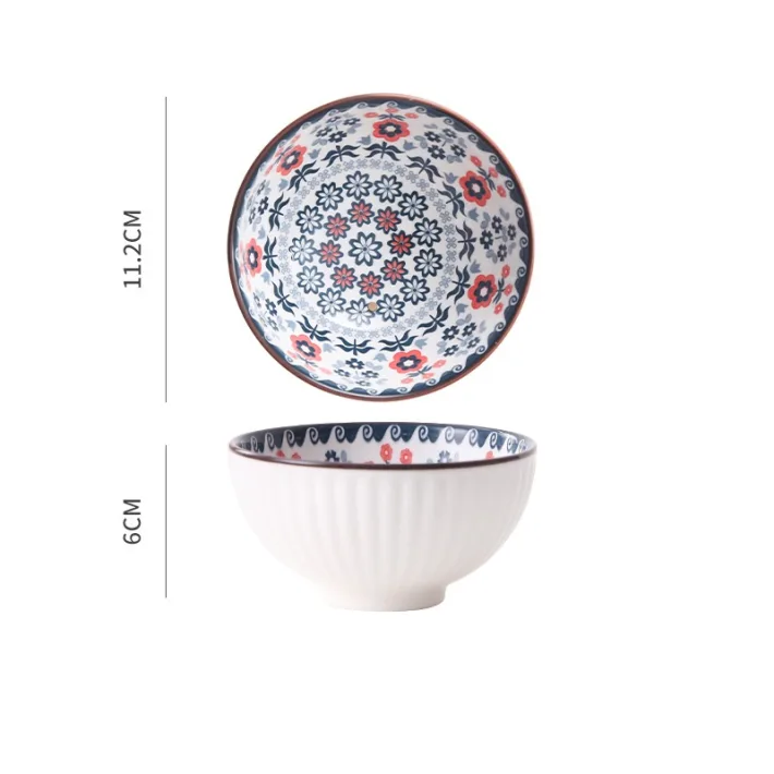 TWW001-45-H - Bowl Medium de Cerámica Vintage Flor de Jardin - 11.5*6cm