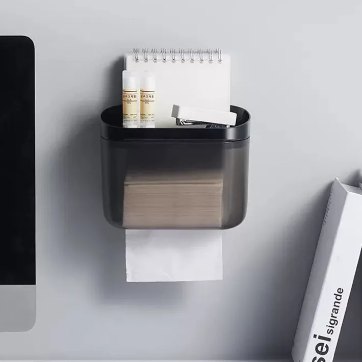 UPP-8201 - Caja Organizador Multiuso Colgante de Pared + Porta Tissue Línea