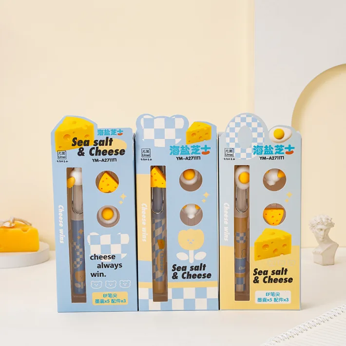 Set de Lapicera Pluma Sea Salt&Cheese + 4 Tintas Repuestos