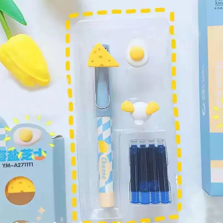 Set de Lapicera Pluma Sea Salt&Cheese + 4 Tintas Repuestos