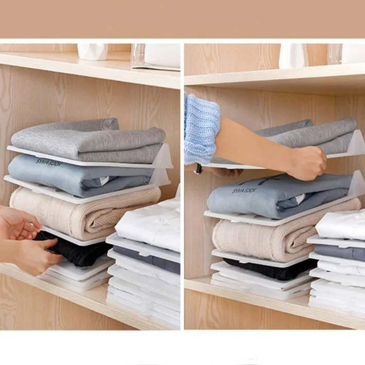 YM771 - Organizador/Separador para Camisas Apilable - 1unid 33*26*4.5cm