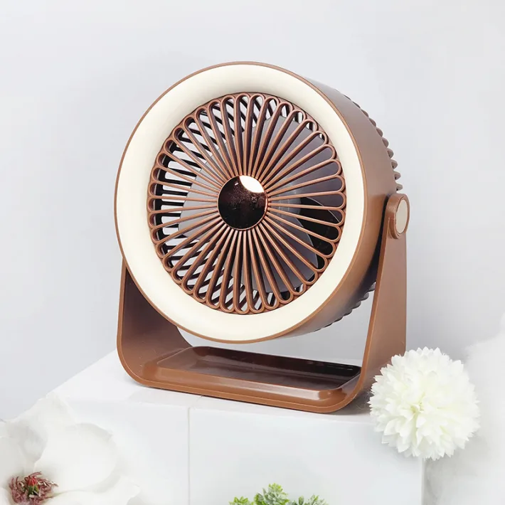 Ventilador de Mesa Recargable USB