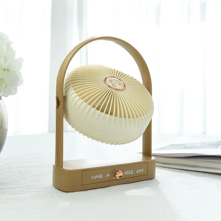Mini Ventilador de Mesa Portátil Recargable USB