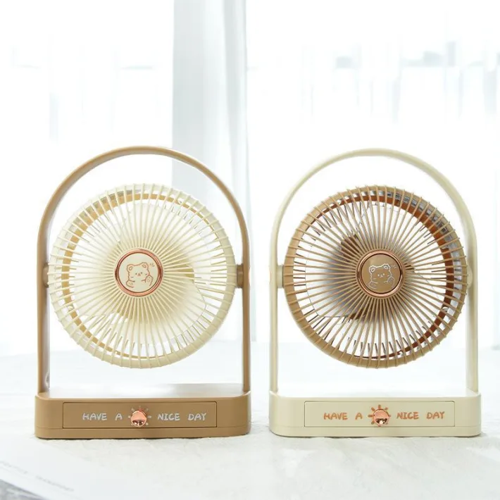 Mini Ventilador de Mesa Portátil Recargable USB