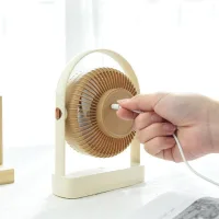 Mini Ventilador de Mesa Portátil Recargable USB