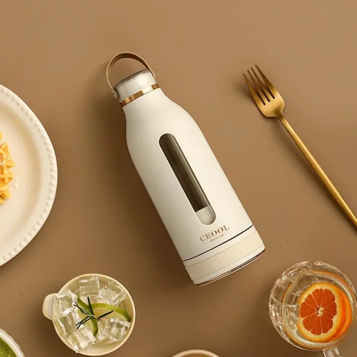 Z05 - Botella Mini Licuadora Portátil Recargable Usb Botella Batidor Ceool 4